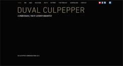 Desktop Screenshot of duvalculpepper.com